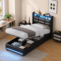 Letti Nero Con USB