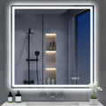 Con LED Blu Specchi da parete